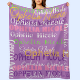 Personalized Name Blanket